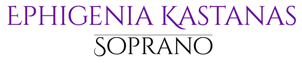 Soprano EphiGenia Kastanas, Vocalist & Teacher Logo